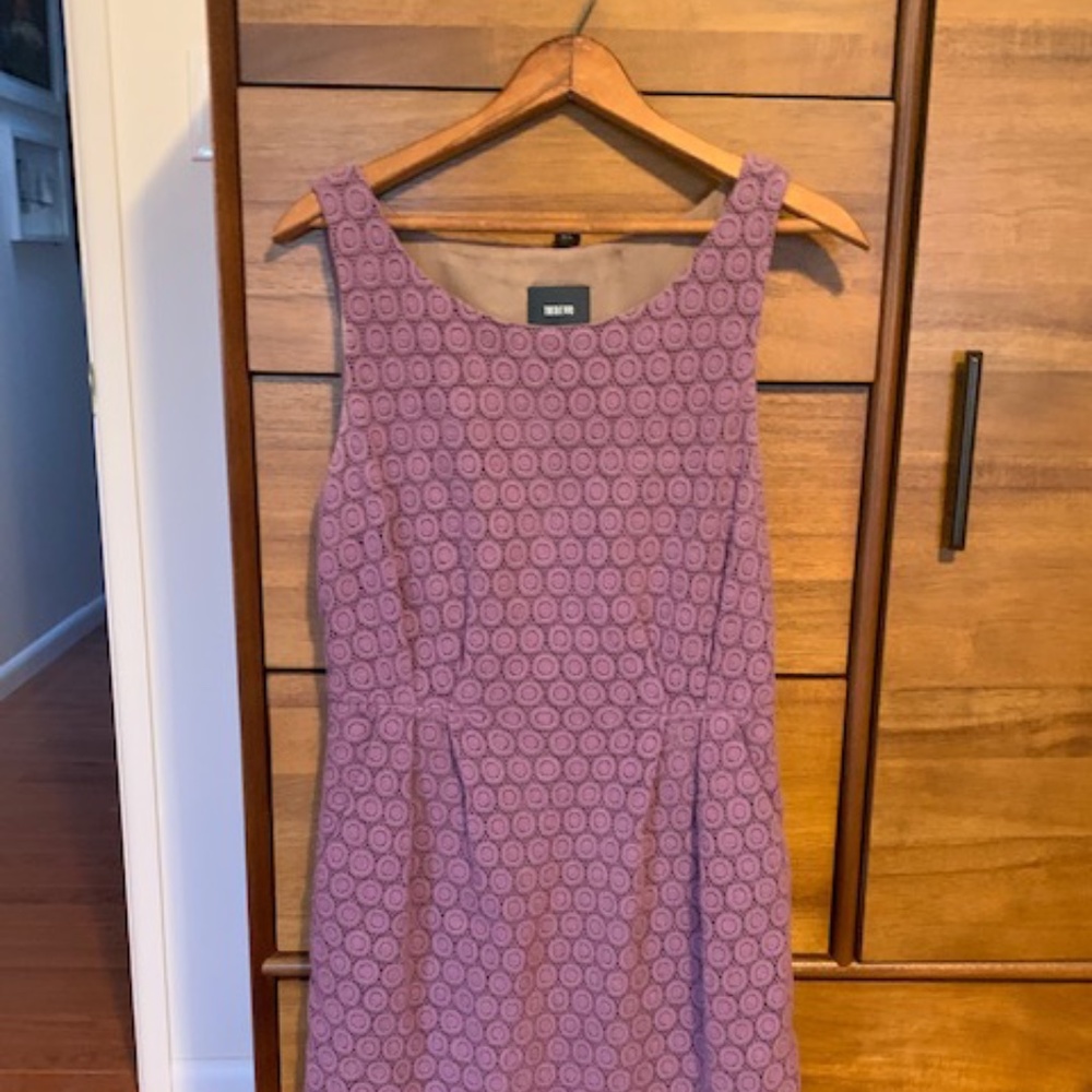 Anthropology Eyelet Sheath Dress